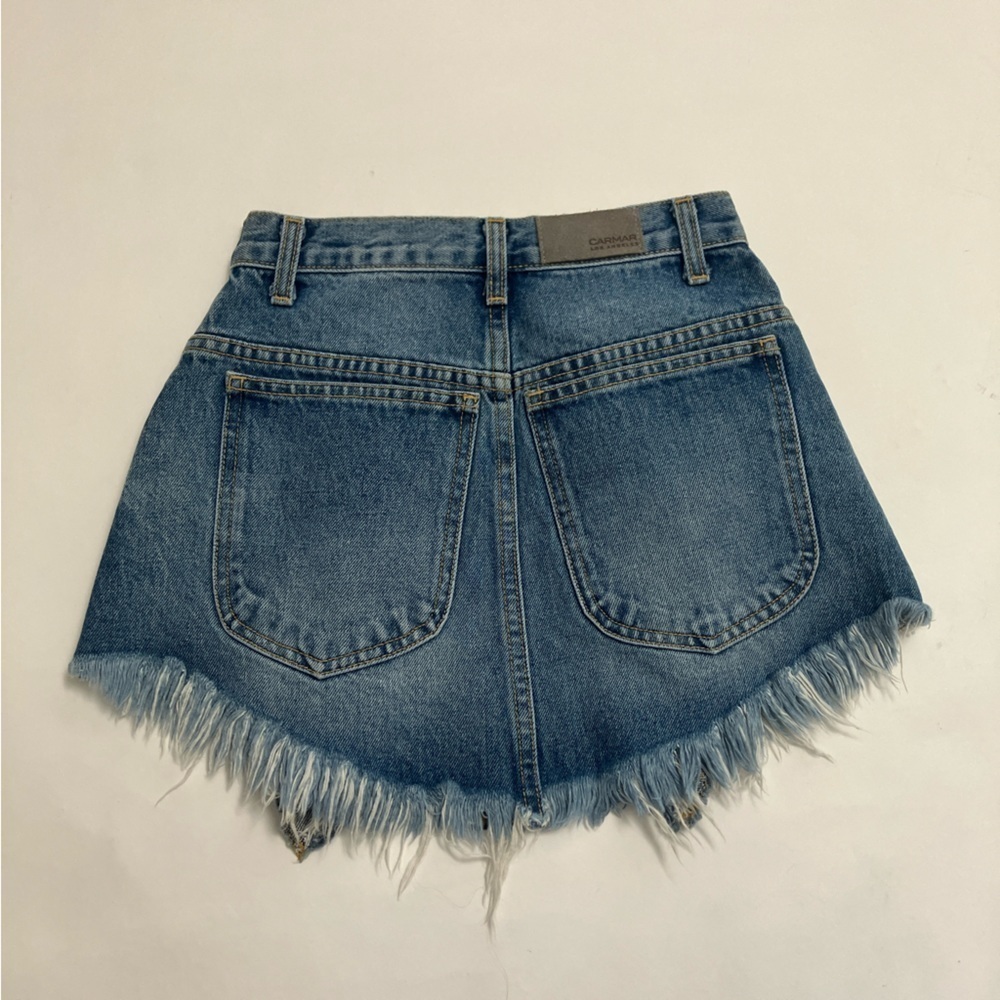 CARMAR zip up denim mini - Picture 4 of 4